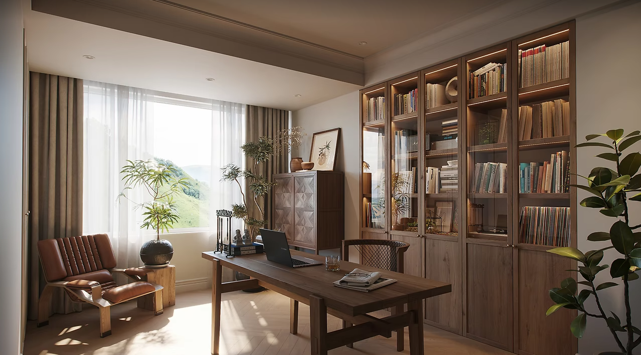 Office & Bathroom