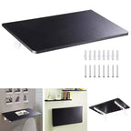 Yescom Wall Mounted Floating Computer Desk Space Saving Home Office Study Table Black