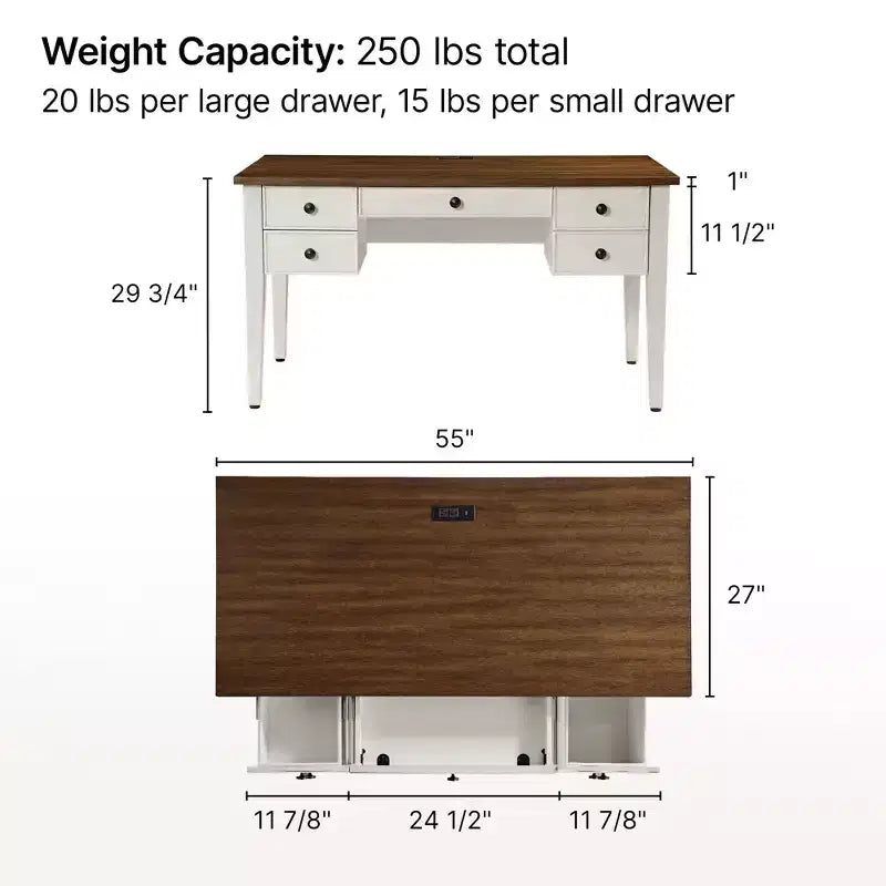 Farmhouse Writing Desk (55x27)