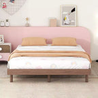 Acekool Full Size Floating Platform Bed Frame, Modern Design with Headboard, Footboard, Siderail, Easy Assembly, No Box Spring Needed