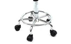 Tabouret de bar pivotant 34 - Tabouret chromé rotatif à 360° avec assise en cuir PU pour salon, cuisine et décoration intérieure