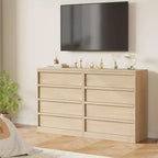 Commode 3/4/5/7 tiroirs, Grande commode de rangement haute, Table de chevet fine et moderne pour chambre à coucher, salon