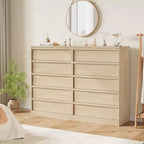 Commode 3/4/5/7 tiroirs, Grande commode de rangement haute, Table de chevet fine et moderne pour chambre à coucher, salon