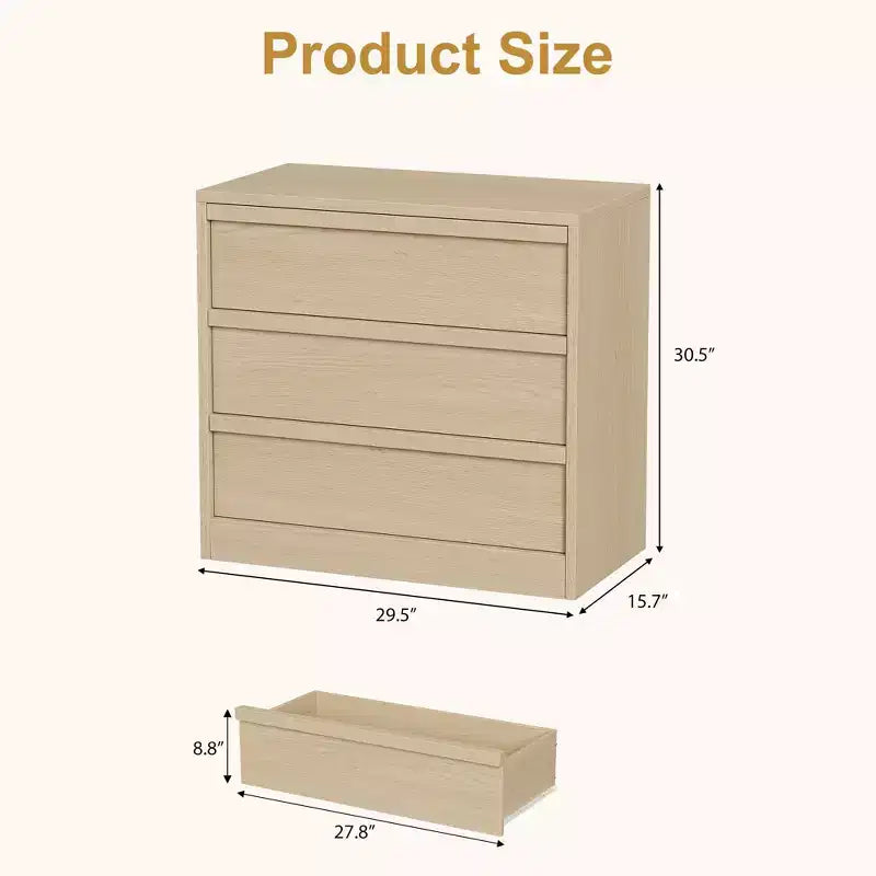 3/4/5/7 Drawer Dresser, Tall Chest of Drawers with Large Storage, Modern Slim Nightstand for Bedroom, Living Room