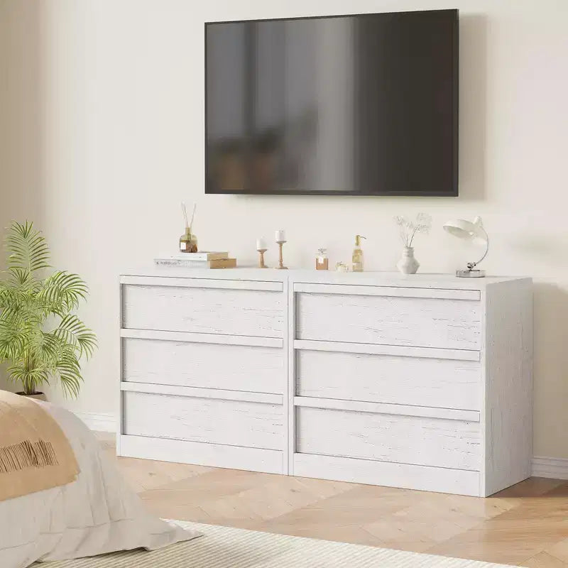 3/4/5/7 Drawer Dresser, Tall Chest of Drawers with Large Storage, Modern Slim Nightstand for Bedroom, Living Room