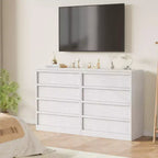 Commode 3/4/5/7 tiroirs, Grande commode de rangement haute, Table de chevet fine et moderne pour chambre à coucher, salon