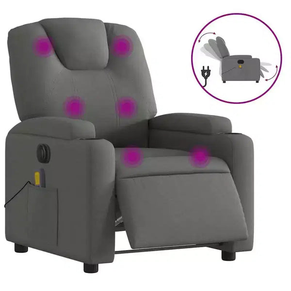 vidaXL Electric Massage Recliner Chair