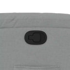 Fauteuil inclinable en tissu gris clair