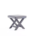 Velvet Upholstered Ottoman