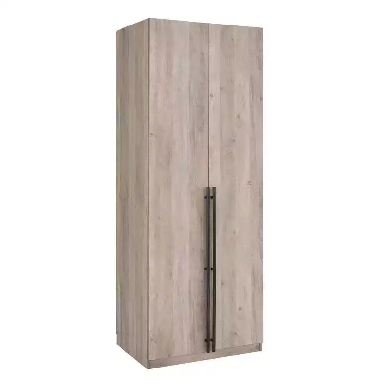 2pc 4 Door 5 Shelf Module Wardrobe