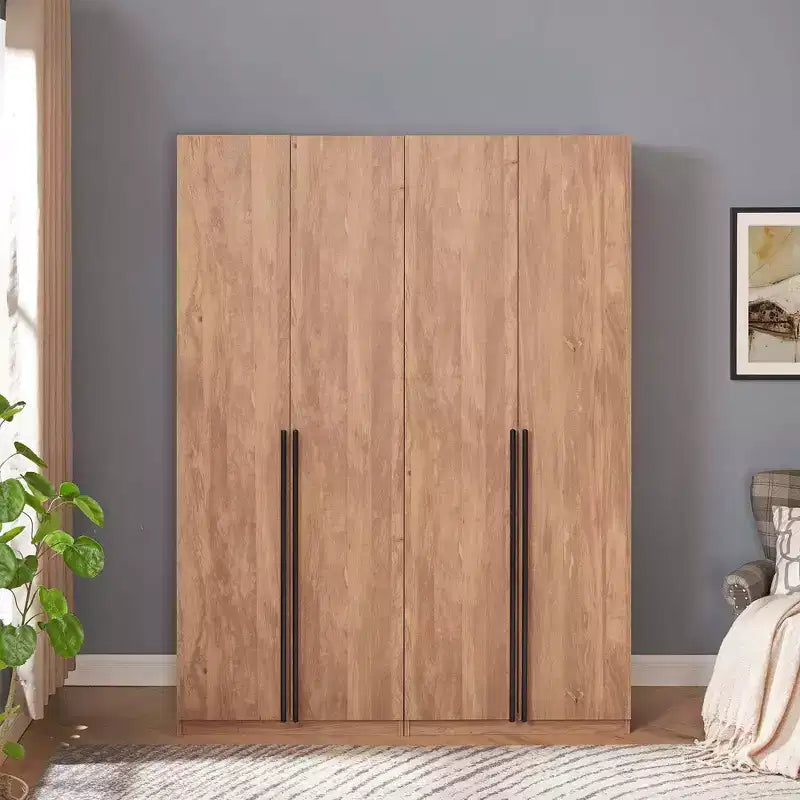 2pc 4 Door 5 Shelf Module Wardrobe