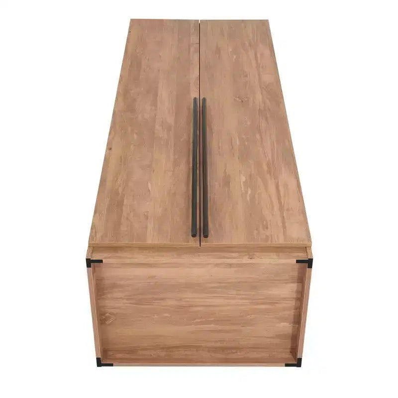 2pc 4 Door 5 Shelf Module Wardrobe