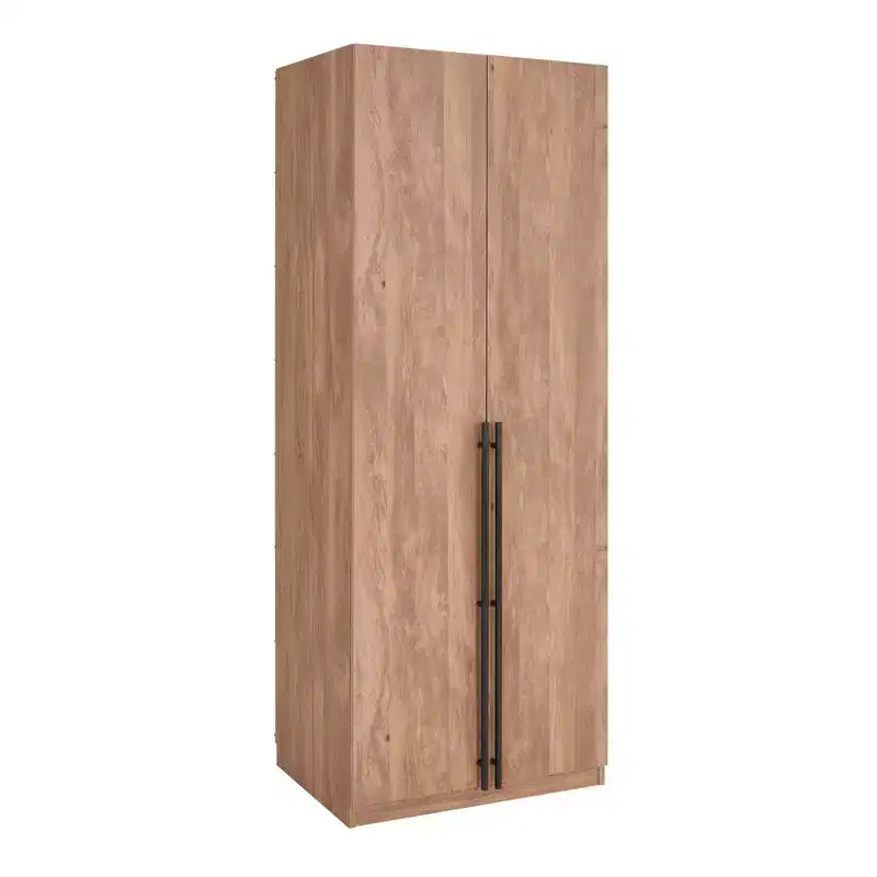 2pc 4 Door 5 Shelf Module Wardrobe