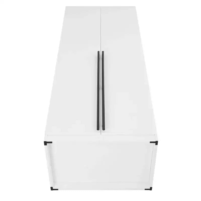 2pc 4 Door 5 Shelf Module Wardrobe