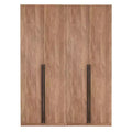 2pc 4 Door 5 Shelf Module Wardrobe