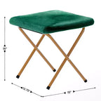 Fauteuil lune pliant surdimensionné de 38 po en fausse fourrure avec pouf pliant pour dortoir et chambre