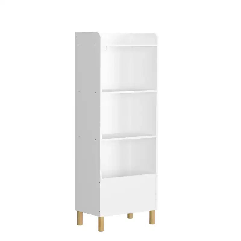 Bookshelf for Kids, 4-Tier Children Bookshelf Kids Bookcase Kids Toy Storage Organizer Book Shelves for Kids Room, Playroom, Nursery