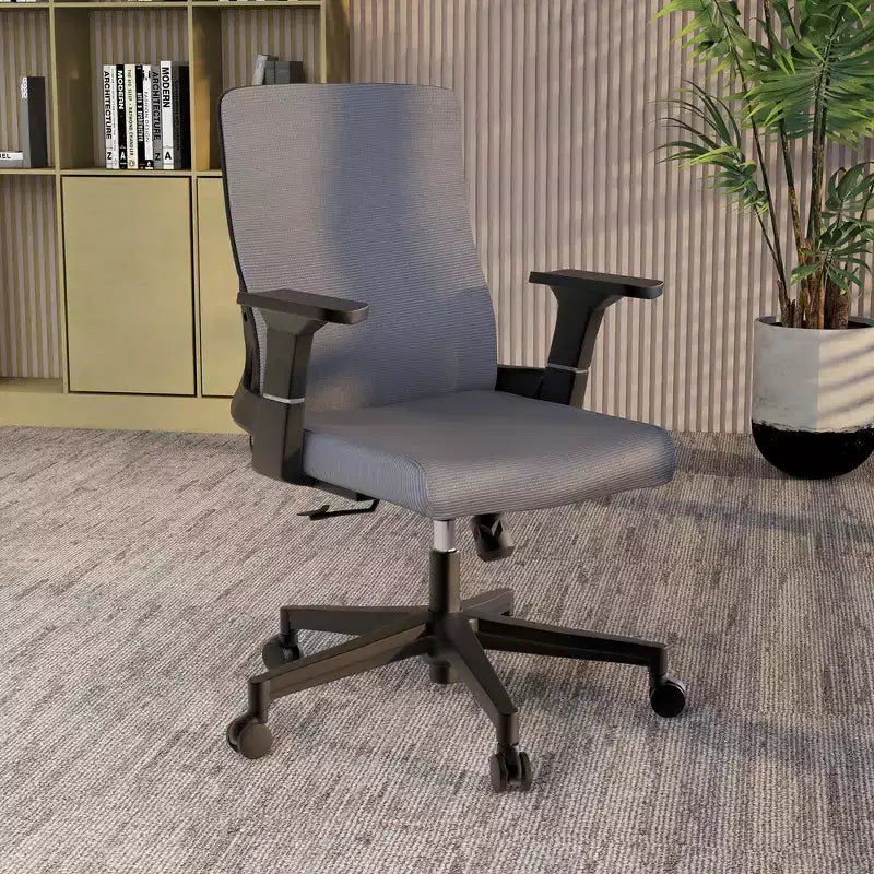 Ergonomic Mesh Office Chair - Breathable Lumbar Support - Adjustable Swivel & Tilt Computer Desk Chair
