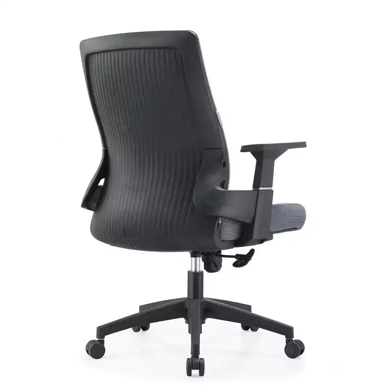 Ergonomic Mesh Office Chair - Breathable Lumbar Support - Adjustable Swivel & Tilt Computer Desk Chair