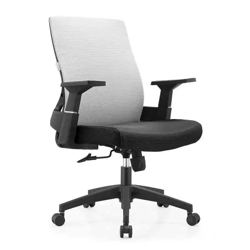 Ergonomic Mesh Office Chair - Breathable Lumbar Support - Adjustable Swivel & Tilt Computer Desk Chair