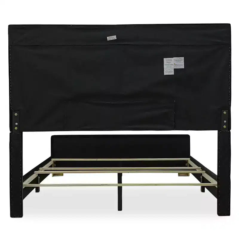 Panel Bed Black