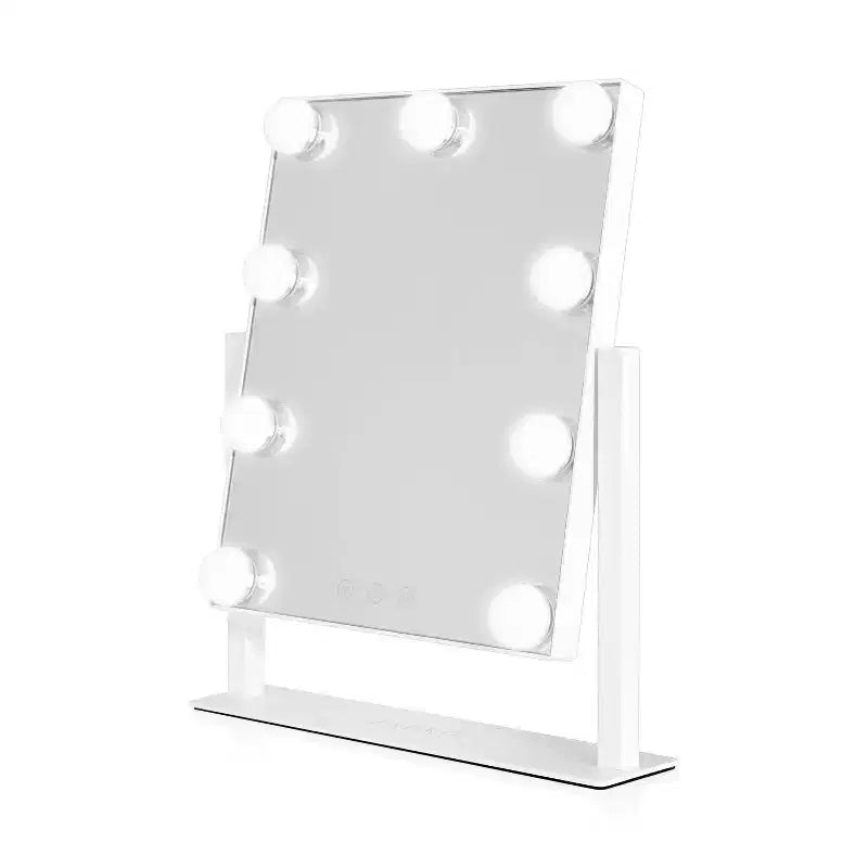 LED Bulb Hollywood Bathroom Vanity Mirror White