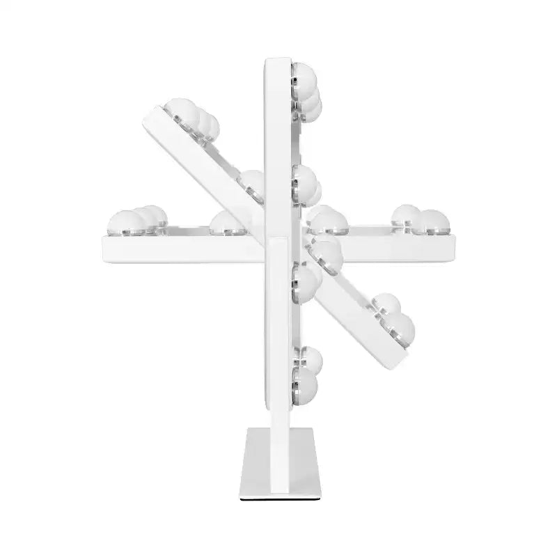 LED Bulb Hollywood Bathroom Vanity Mirror White